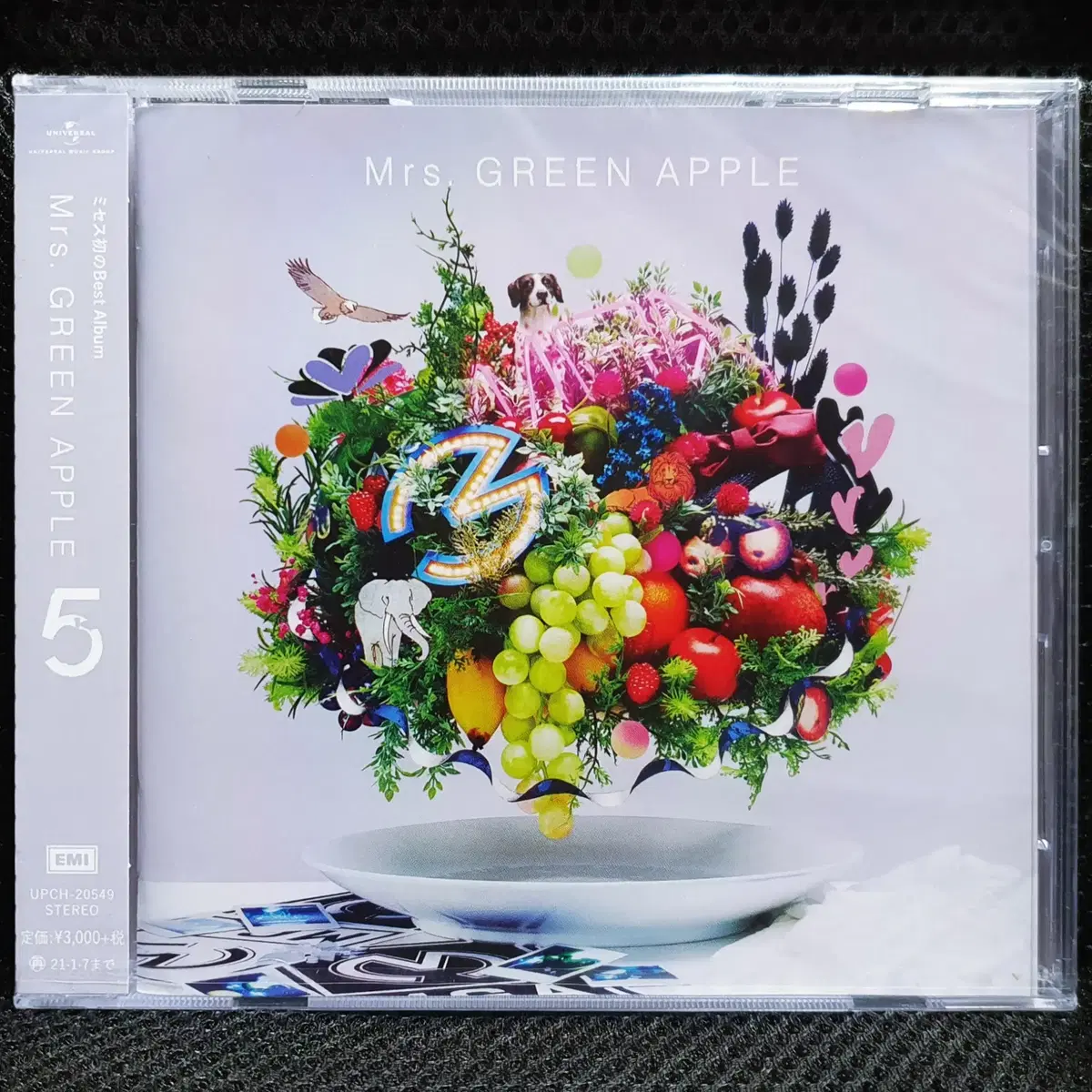 미세스 그린 애플 Mrs. GREEN APPLE 5 CD 미개봉 신품