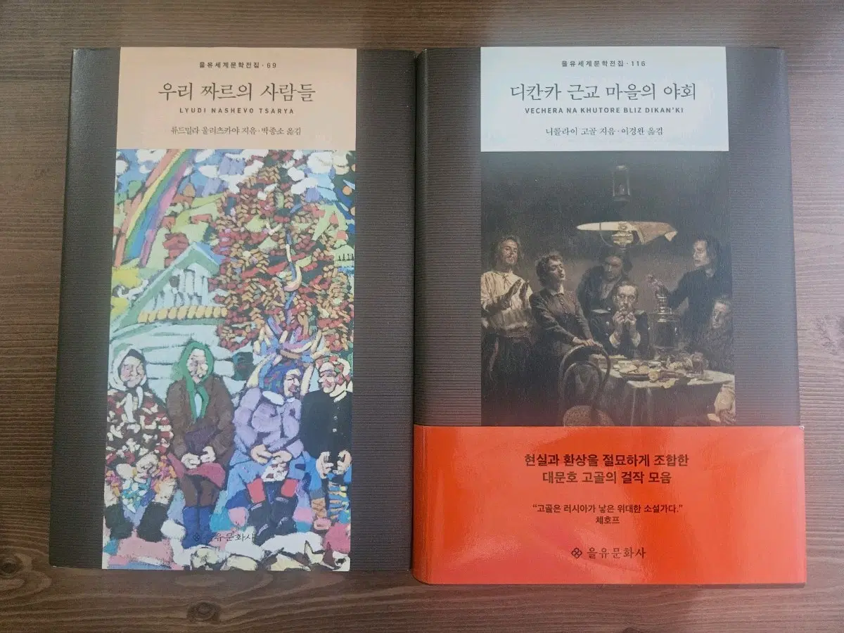 러시아 소설 두 권 팝니다.