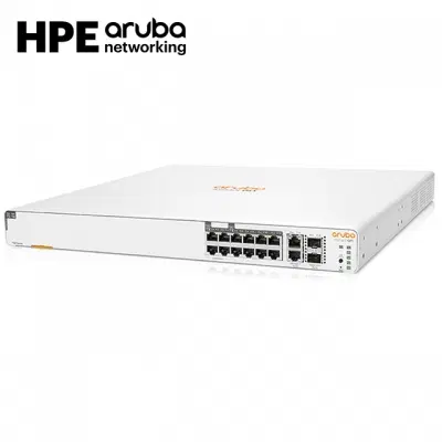 [딜러직판가/새상품]HPE Aruba 아루바 12포트 멀티 기가비트 스위칭 허브 480W PoE 10G SFP+ 2슬롯 S0F35A