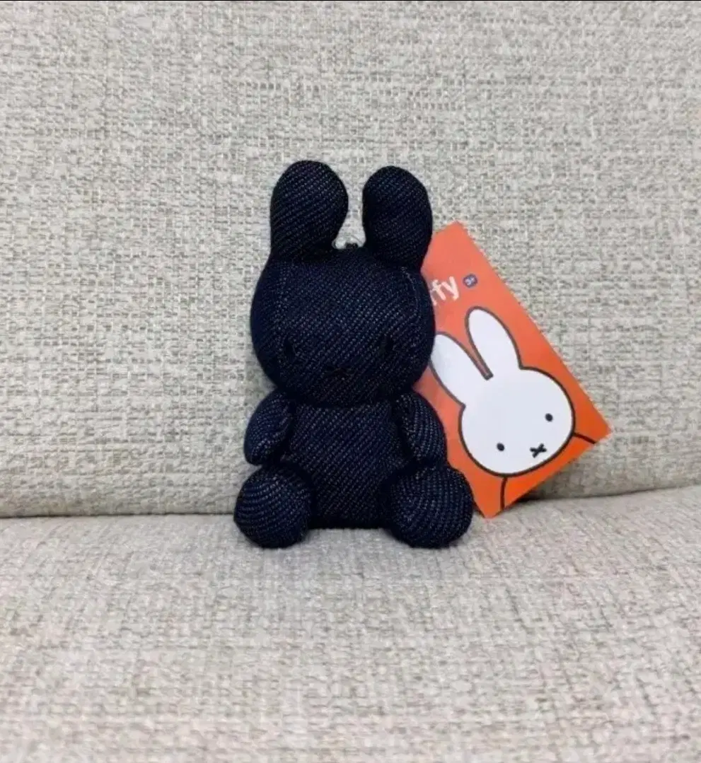 정품 미피 대님 데님 키링인형