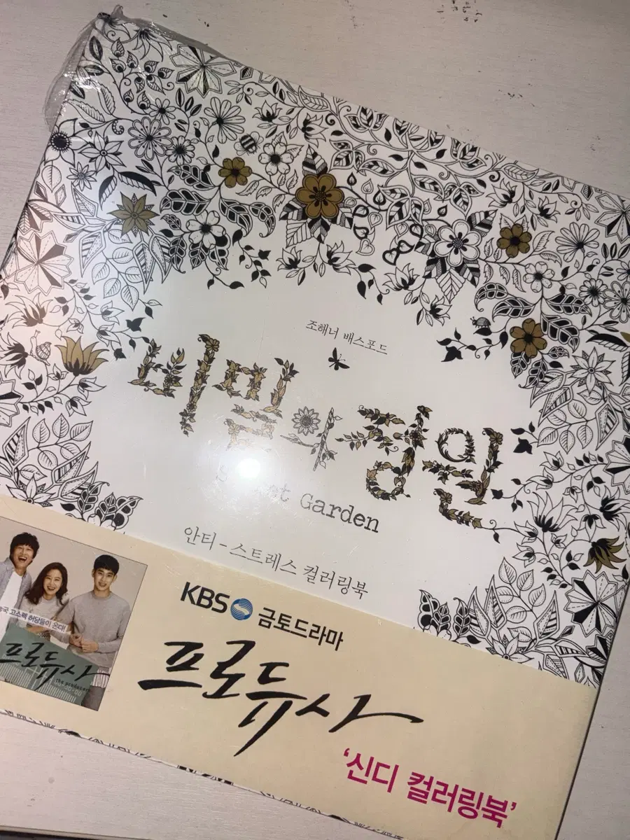 비밀의 정원 컬러링북 새책