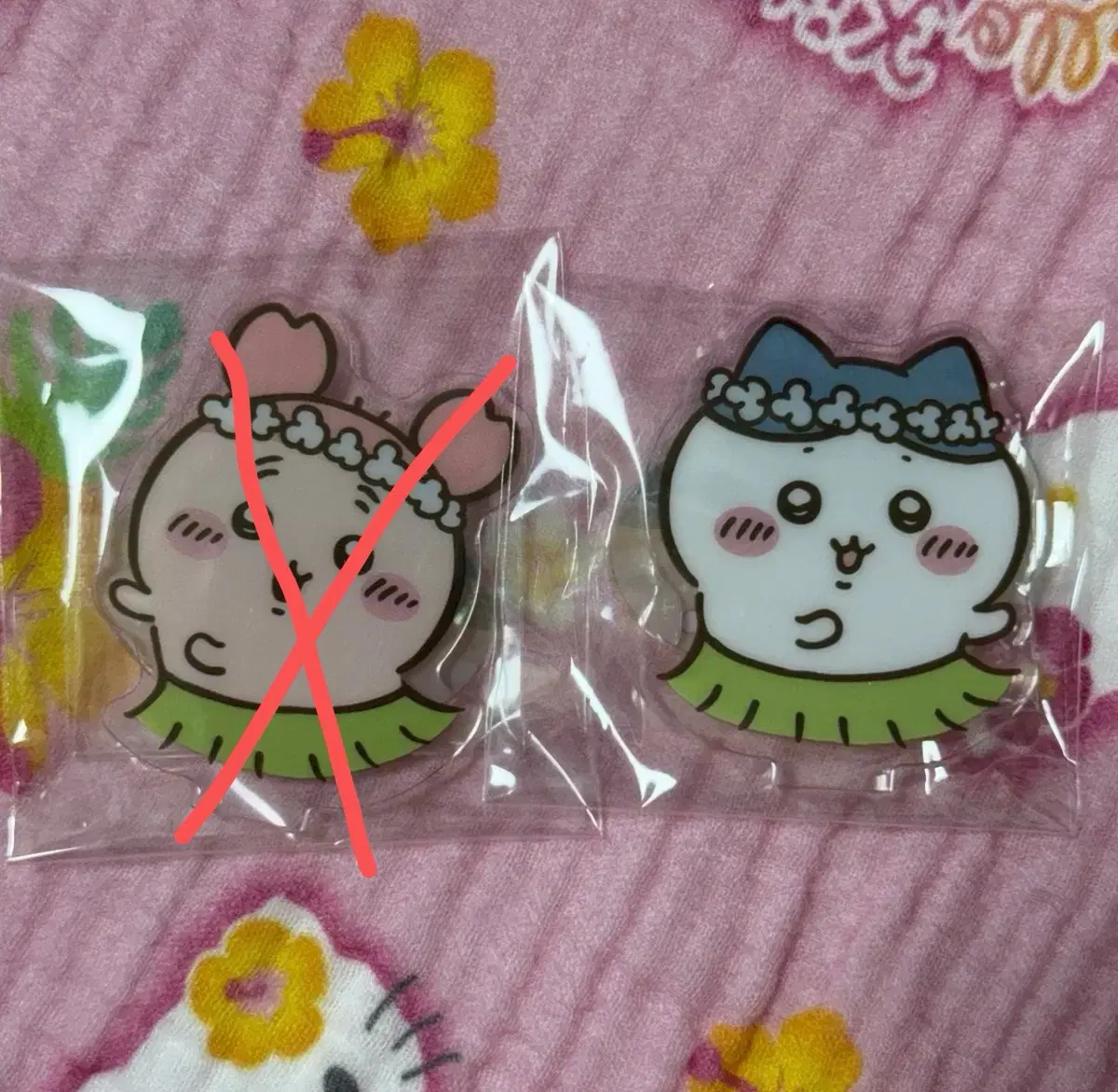 치이카와 인어섬 아크릴 하치와레