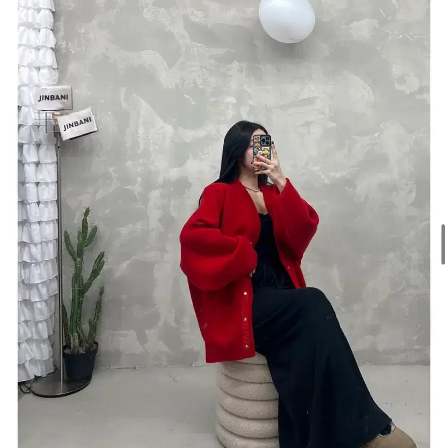 진바니제작 마마밍크 롱스커트 블랙
