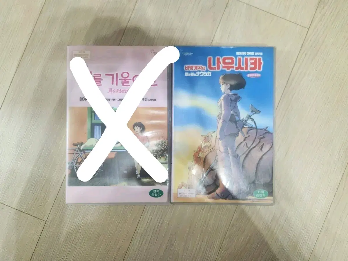 지브리 고전 비디오테이프 바람계곡의 나우시카