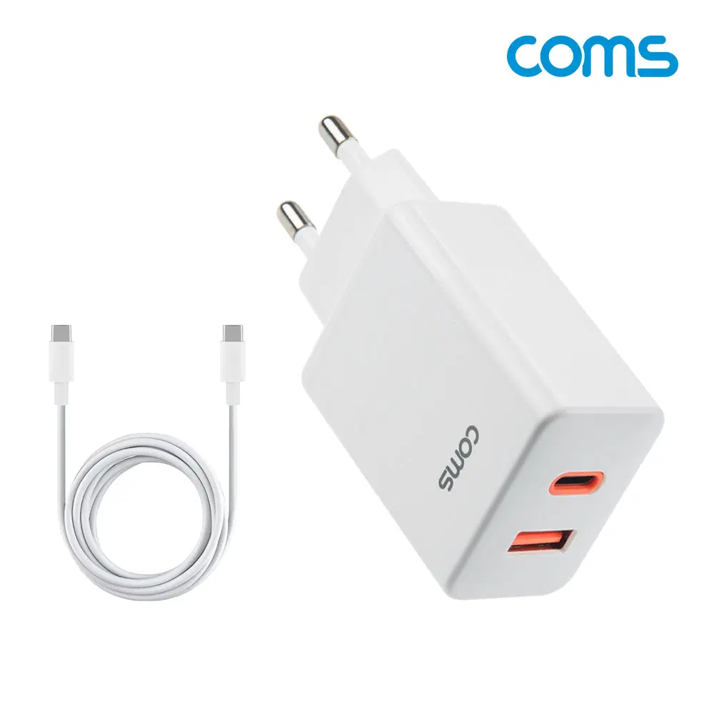 [딜러직판가/새상품]2포트 초고속 충전기 33W PPS PD QC3.0 Type C USB A 지원 스마트폰 태블릿 초고속 충전