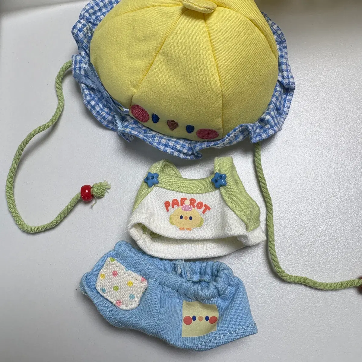 10cm 인형 옷 세트 병아리/펭귄모자 세트