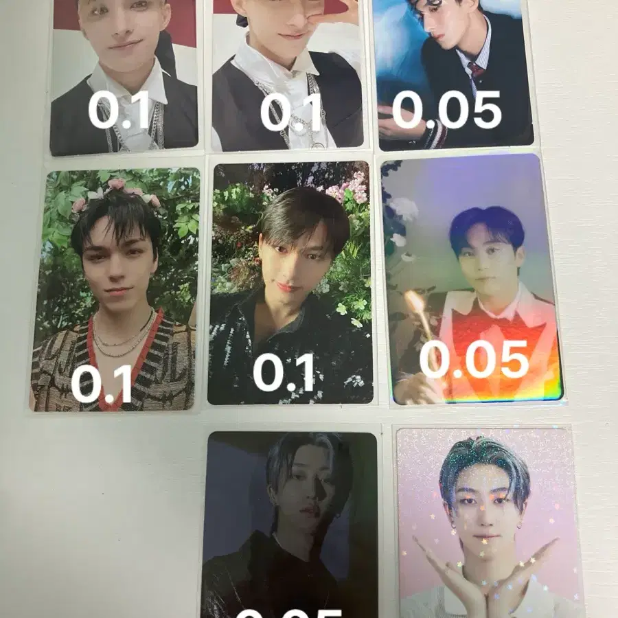 세븐틴 도겸, 준휘, 버논, 승관 포카