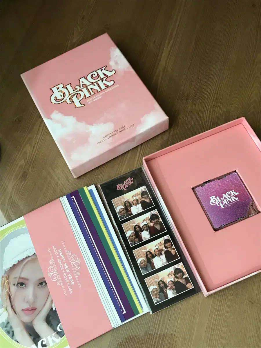 블랙핑크 2021 시즌 그리팅 키트 비디오 blackpink 시그 제니 지수 로제 리사