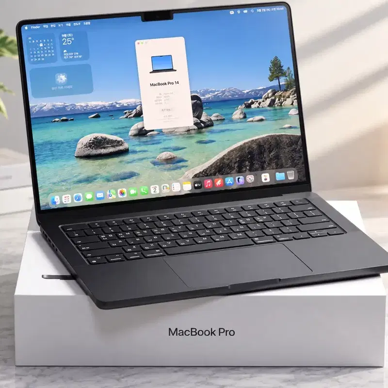 맥북프로 M4 Pro 14인치 풀칩 24GB / 1TB 스페이스블랙 풀박스