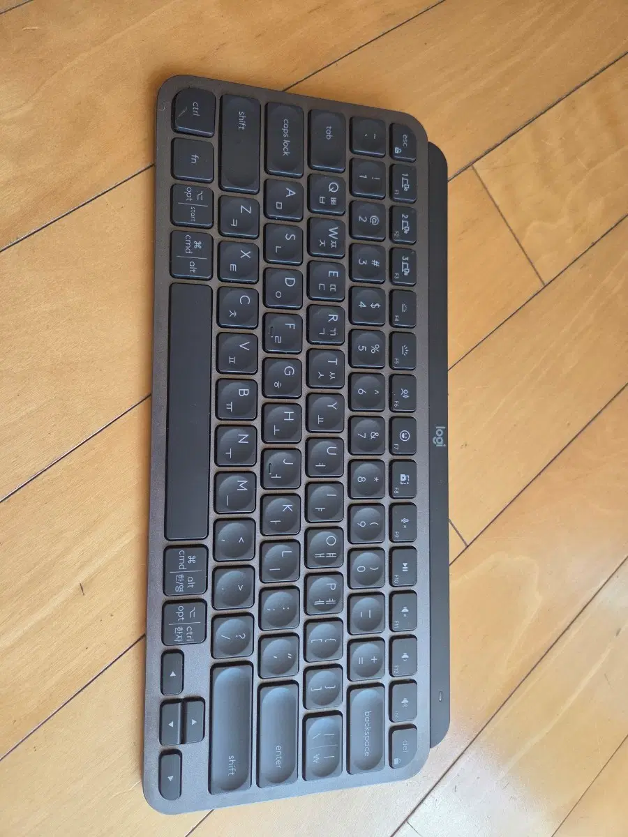 로지텍 키보드 mx keys mini 한영 내용확인