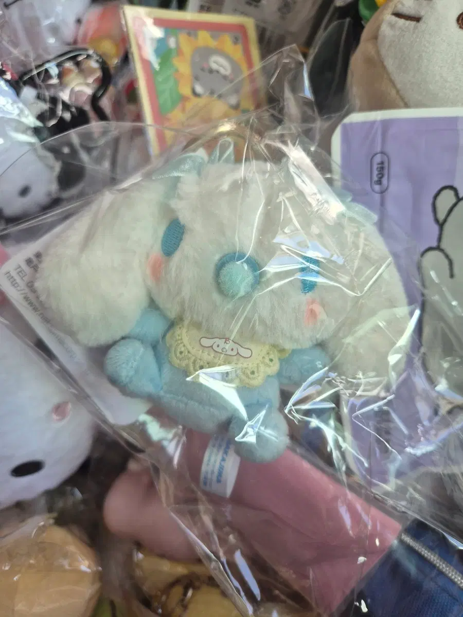 시나모롤 인형 파스텔 블루