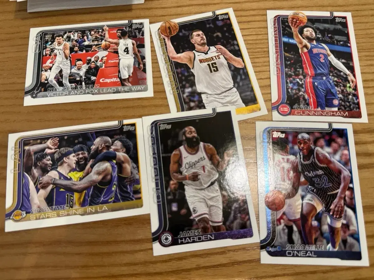 Topps NBA 카드 92장 랏(웸비 포함)