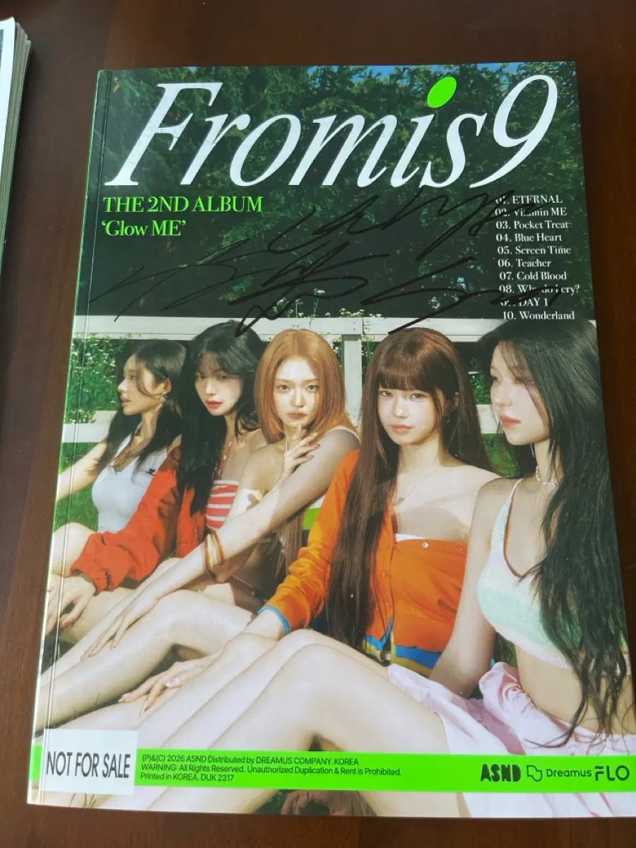 프로미스나인 2집 Glow Me 앨범 (사인앨범)
