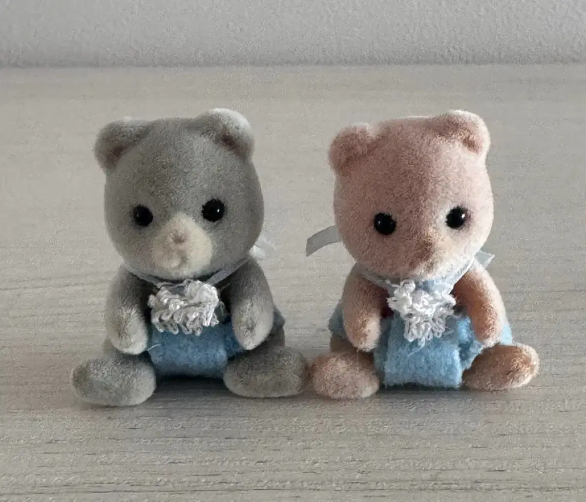 일괄)올드)단종)레어) 실바니안 회색물방울곰 갈색 물방울곰 아기