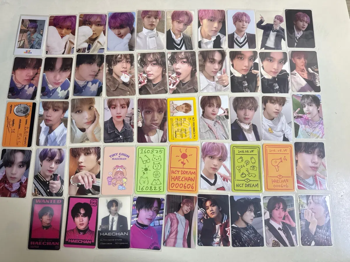 NCT DREAM 127 엔시티드림 일이칠 해찬 포카 일괄 양도 사탕해찬 아련해찬 붐해찬 위고업해찬 마첫 캔디 시그