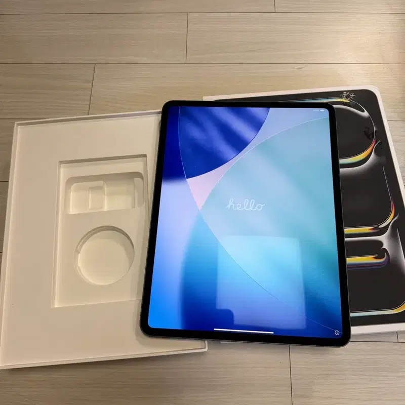 아이패드 프로 M4 13인치 256gb 스페이스블랙 배터리 100