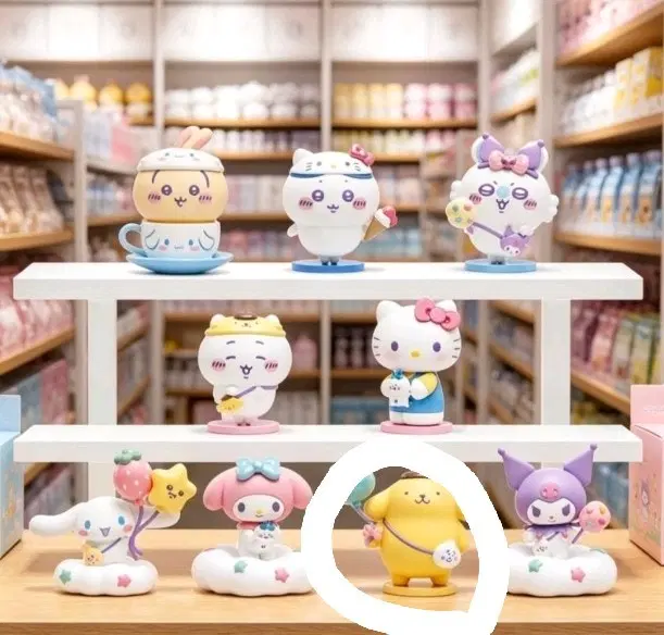 모모카세 미니소 치이카와X산리오 콜라보 랜덤 피규어 폼폼푸린
