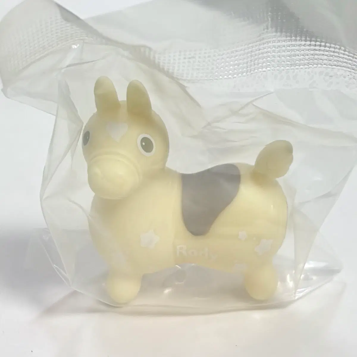 RODY 로디 말랑말랑 미니어처 피규어 빈티지 말 가챠 옐로우