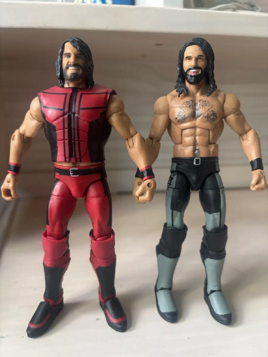 WWE 레슬링 피규어 세스 롤린스 2개 세트