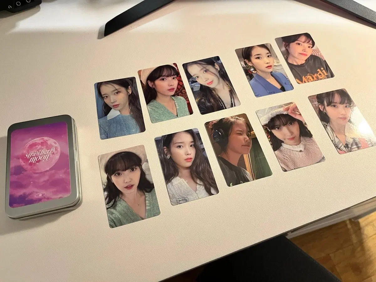 아이유 포토카드 스트로베리문 포카 세트