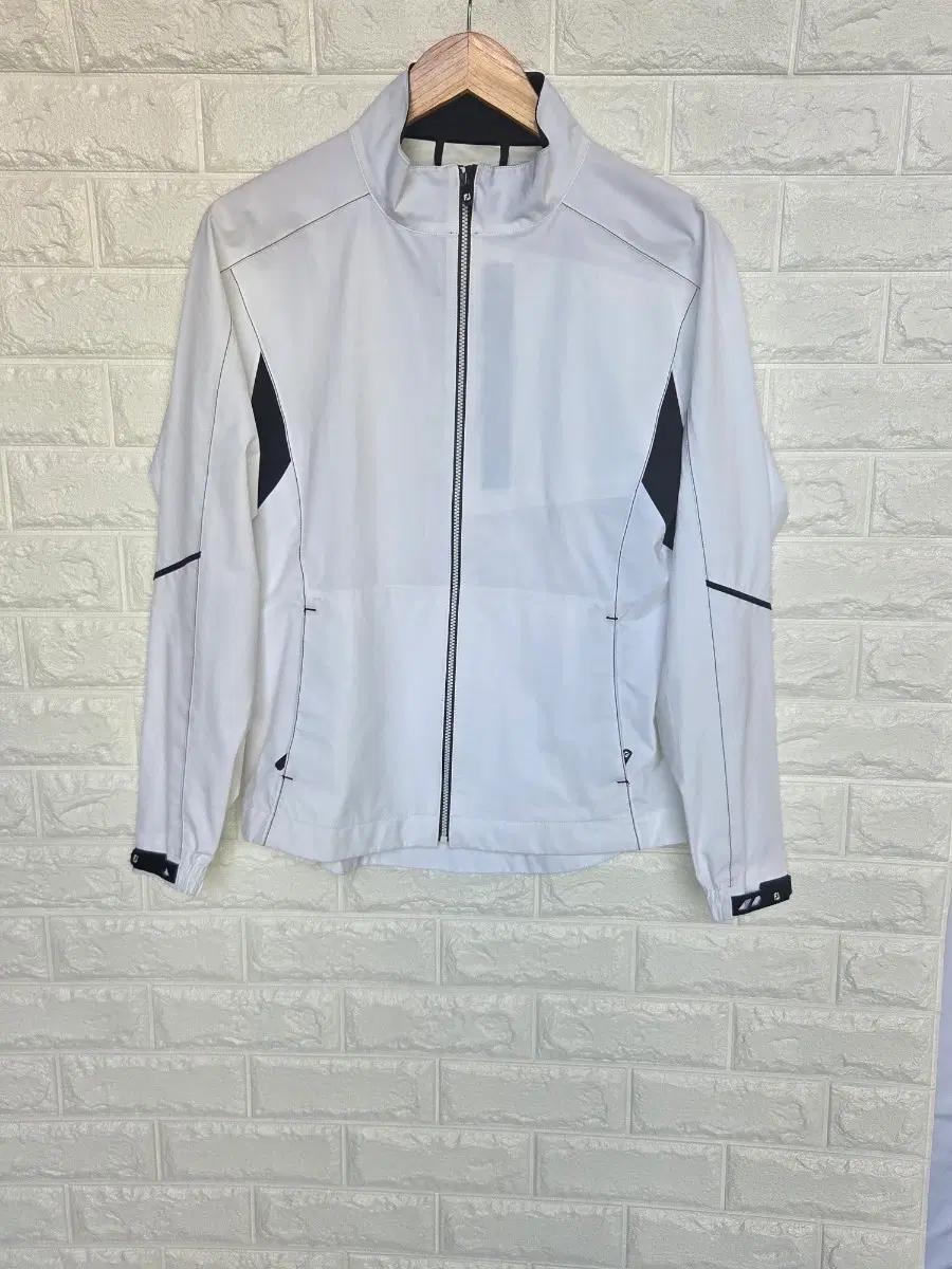 풋조이(FootJoy)드라이조이(DRYJOYS)  레인 골프 자켓(화이트/블랙)