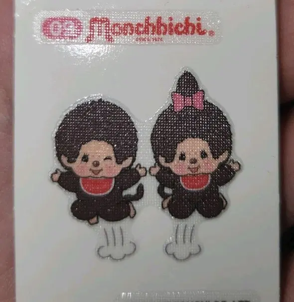 몬치치 띠부실 스티커