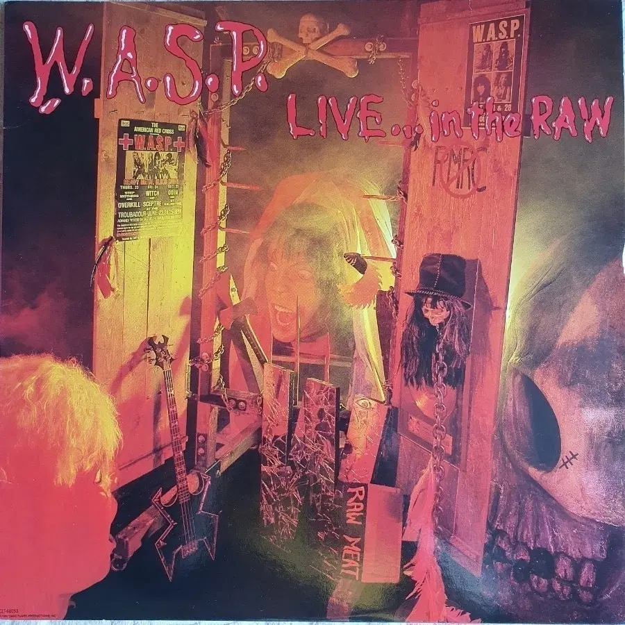 W.A.S.P - LIVE...IN THE RAW LP(미국초반)