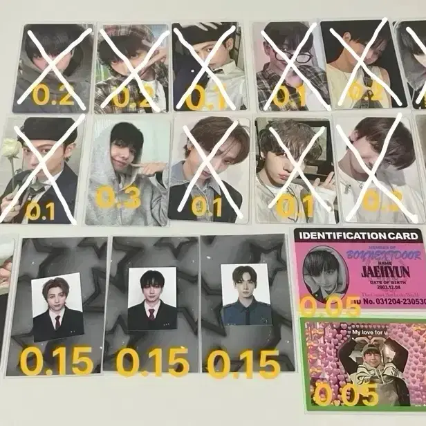 보넥도 포카 처분 명재현 성호 포토카드 하우 19.99 앨범 앨포