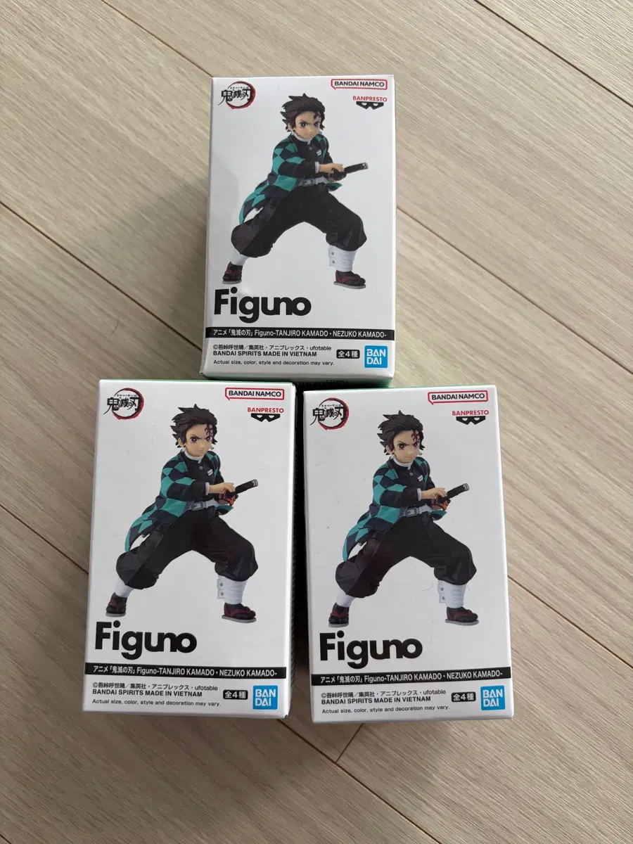 귀멸의 칼날 피그노 피규어 figno 탄지로 a,b