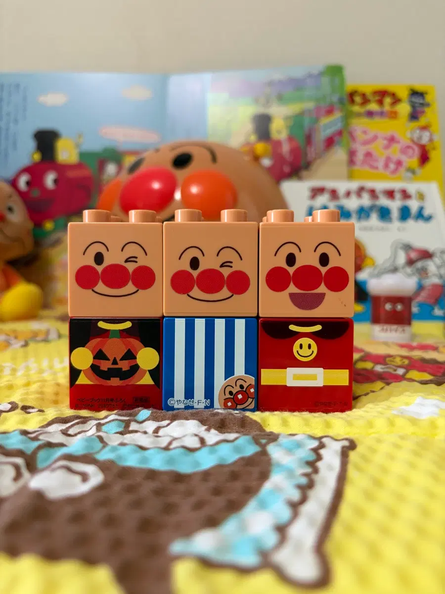 호빵맨 호박 블럭 세트