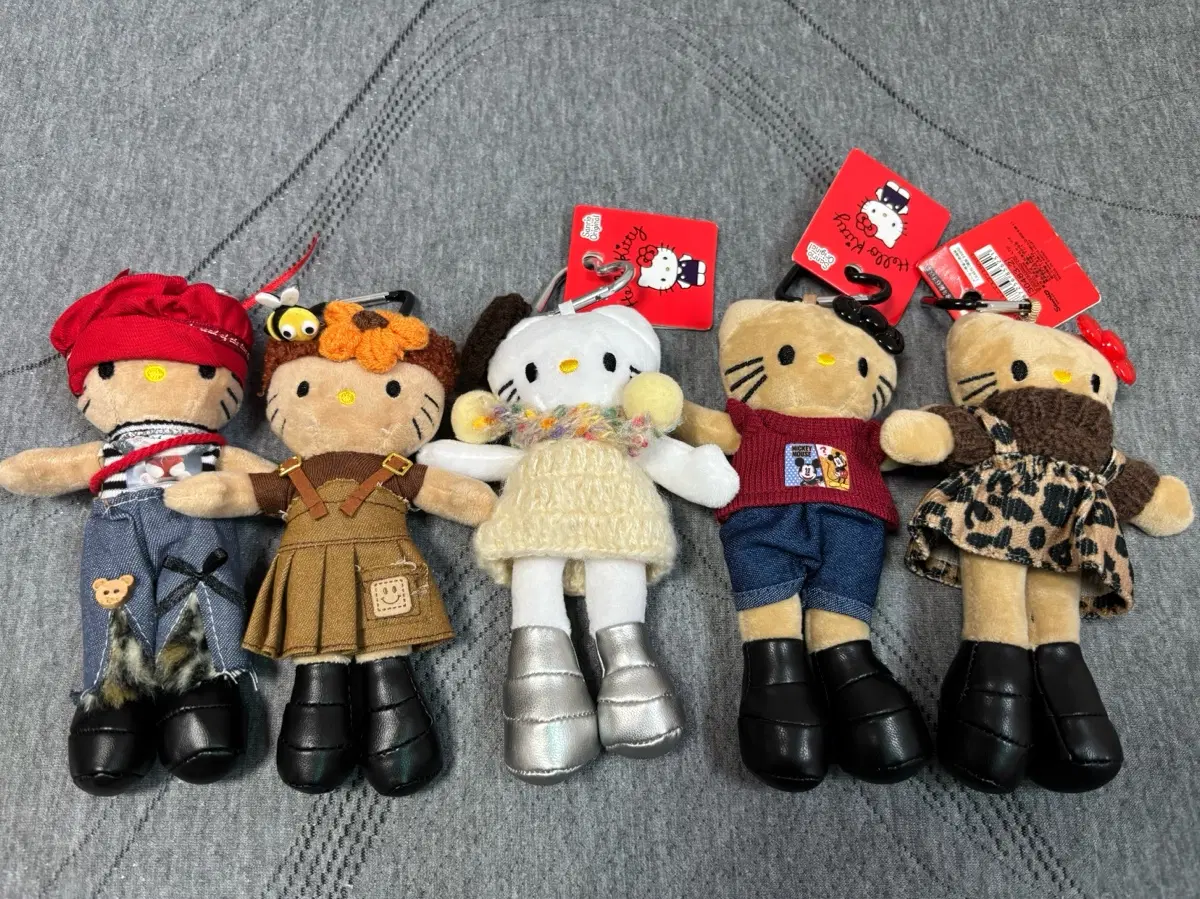 헬로키티 롱다리키티 인형 키링