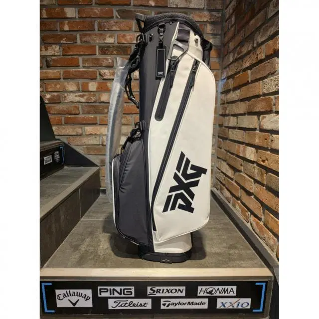 PXG 피엑스지 경량 스탠드백 캐디백 골프백 라이트웨이트 8인치 화이트