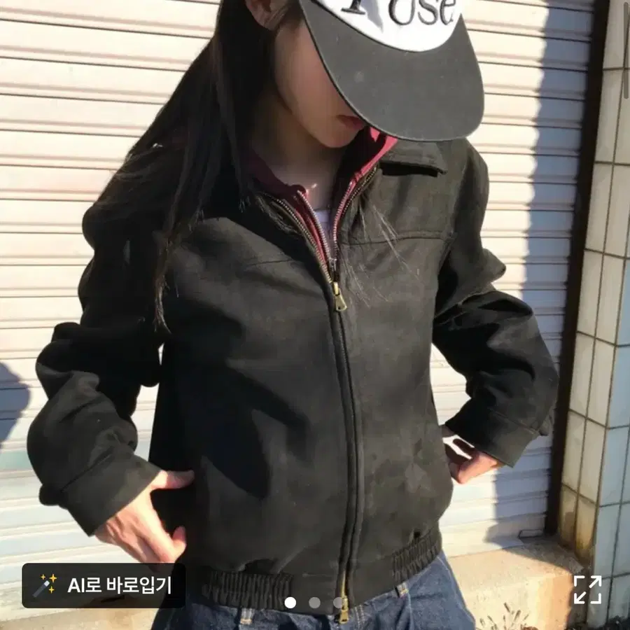 샵시오트 먼스 빈티지 스웨이드 자켓