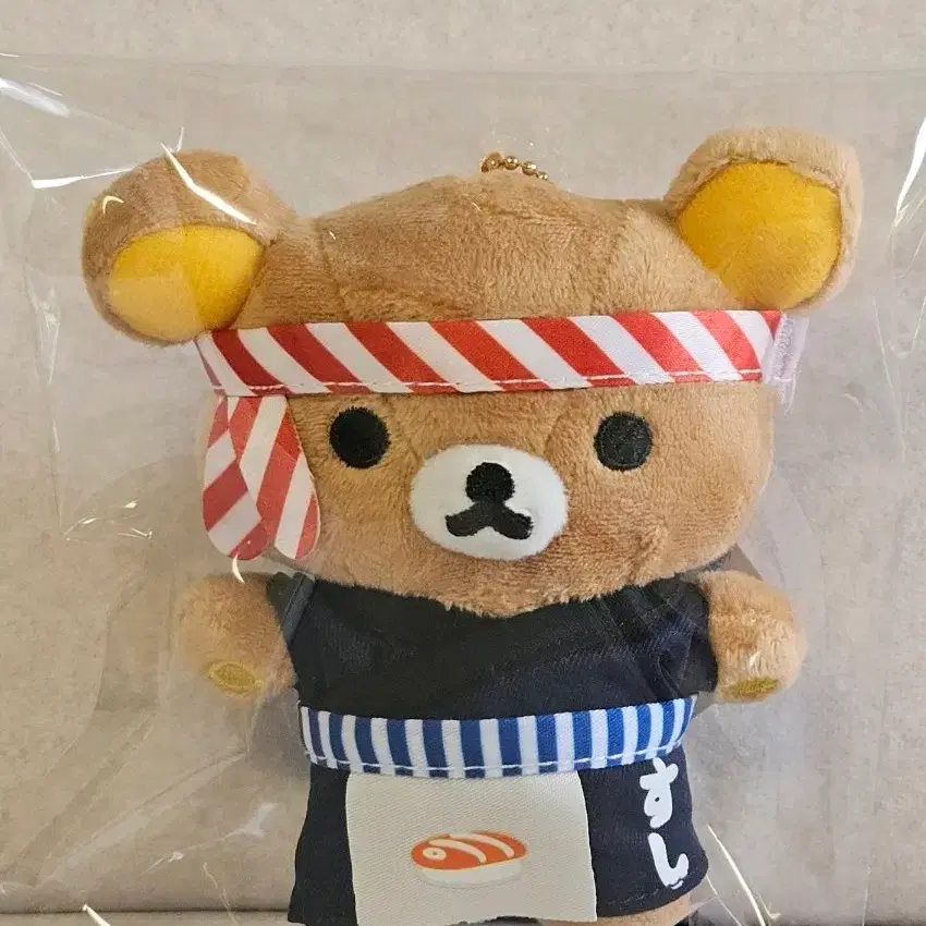 리락쿠마인형키링 스시리락쿠마