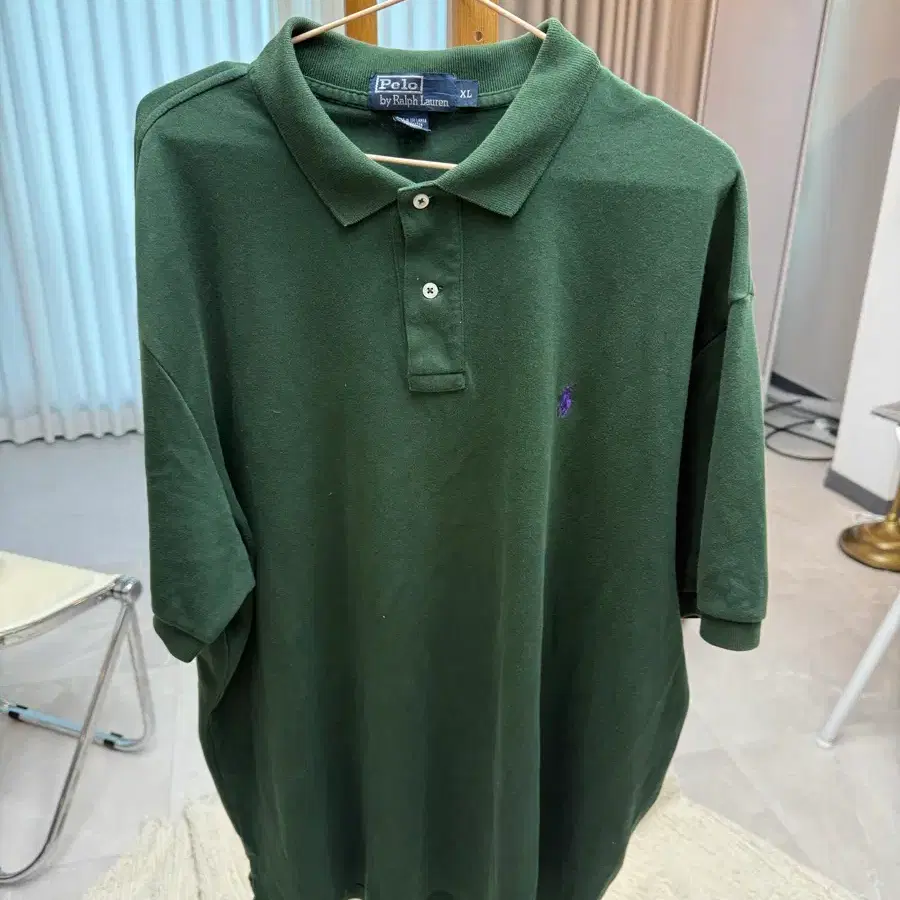 폴로 랄프로렌 카라티 xl 그린색상