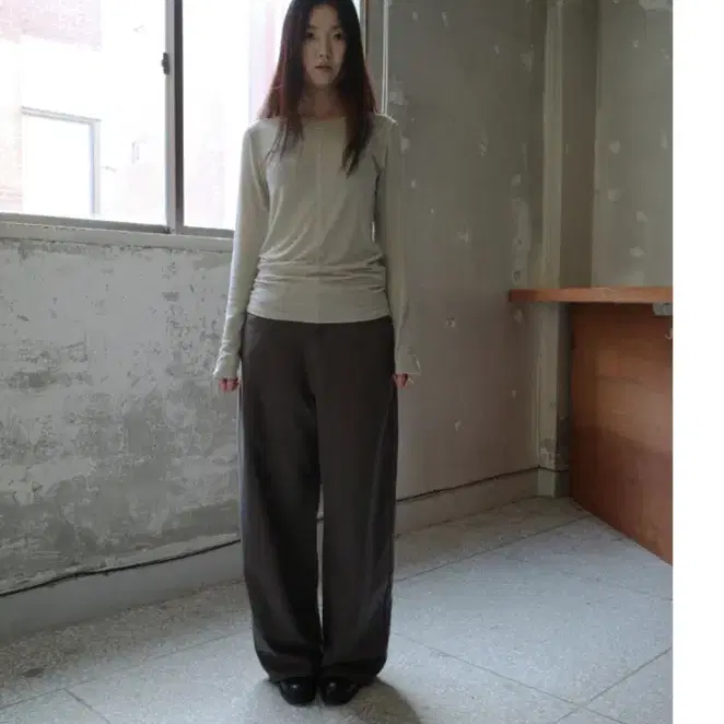 에프터먼데이 코튼 와이드팬츠