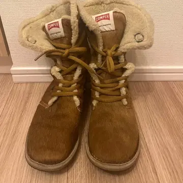 CAMPER 캠퍼 송치 하이컷 브라운 37 23.5cm 상당