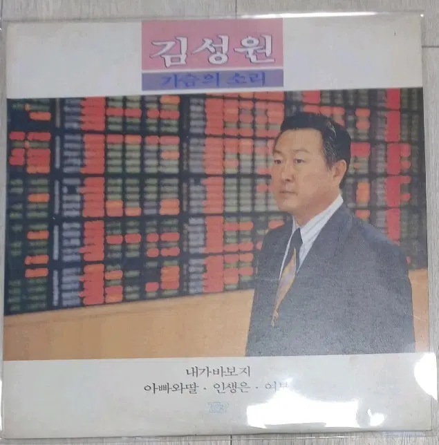 김성원LP 90년초반 친필싸인반 가슴의소리 NM+
