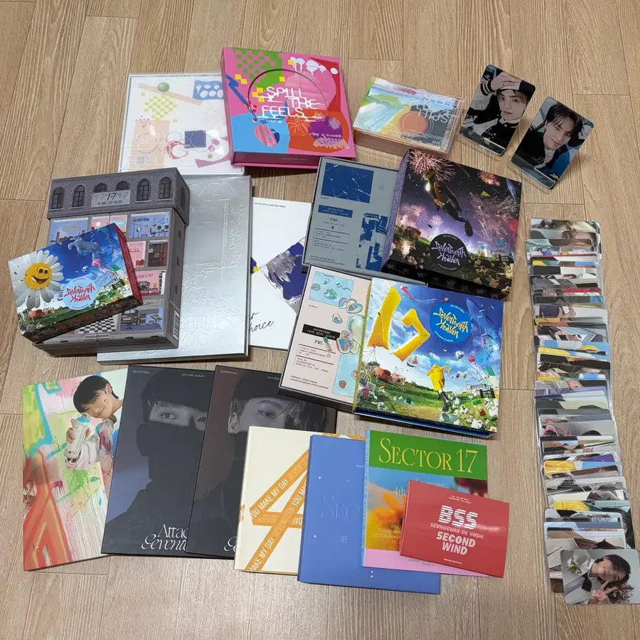 세븐틴 굿즈 대량 탈덕처분