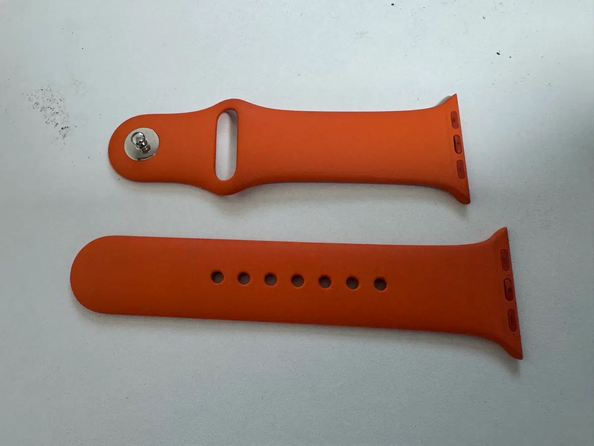 애플워치 에르메스 오랑쥬 실리콘 스트랩 40mm