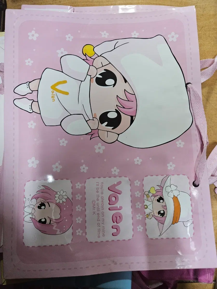 34cm 45cm 캐릭터 종이가방 2개 #고전문구