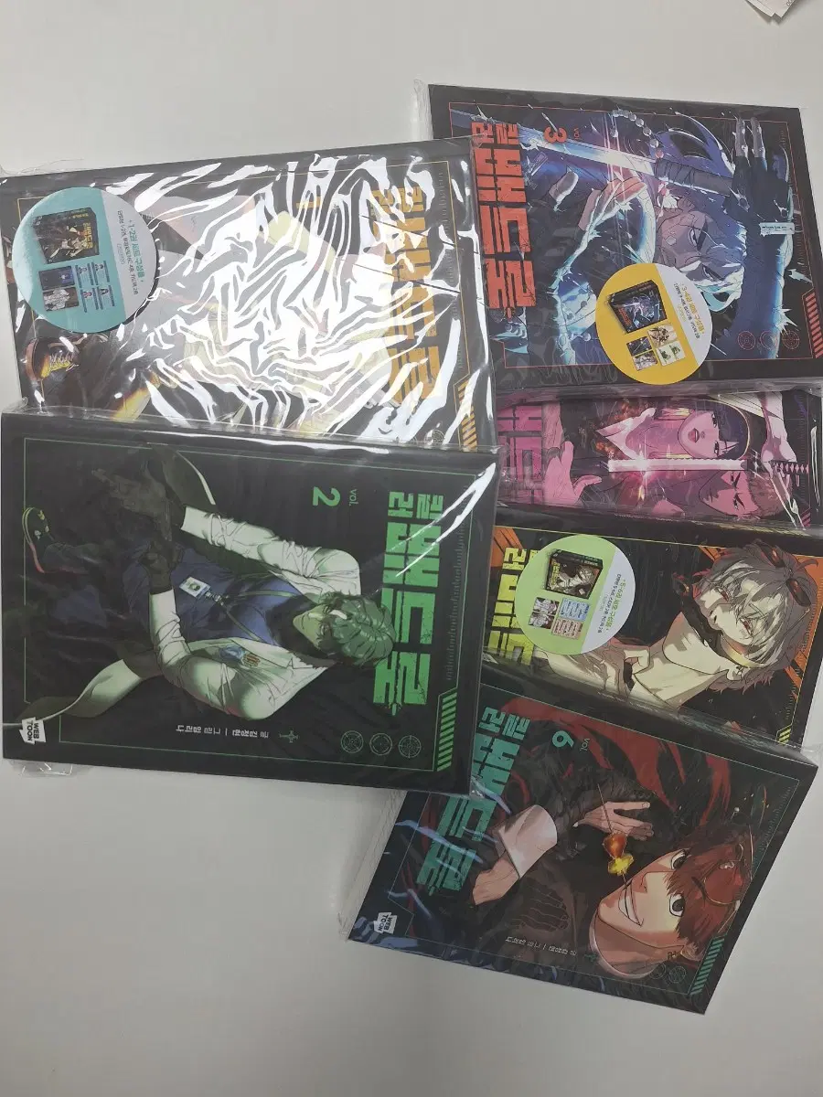 킬러배드로 킬배 1-6권 초판 단행본 특전 책 만화책 타대오 조한 나다니엘