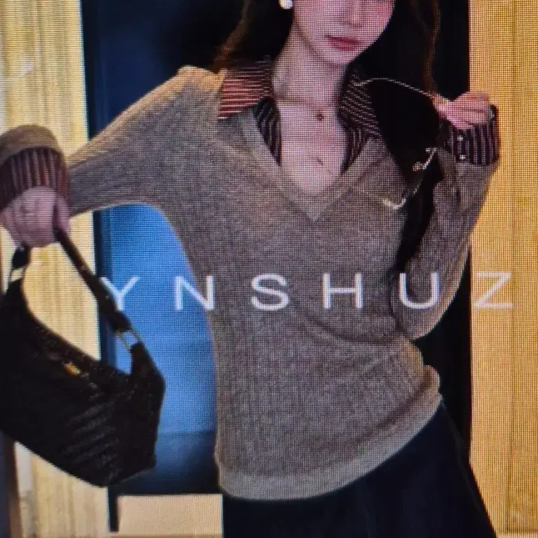 (해외배송)카라넥 니트 긴팔 스웨터 2컬러
