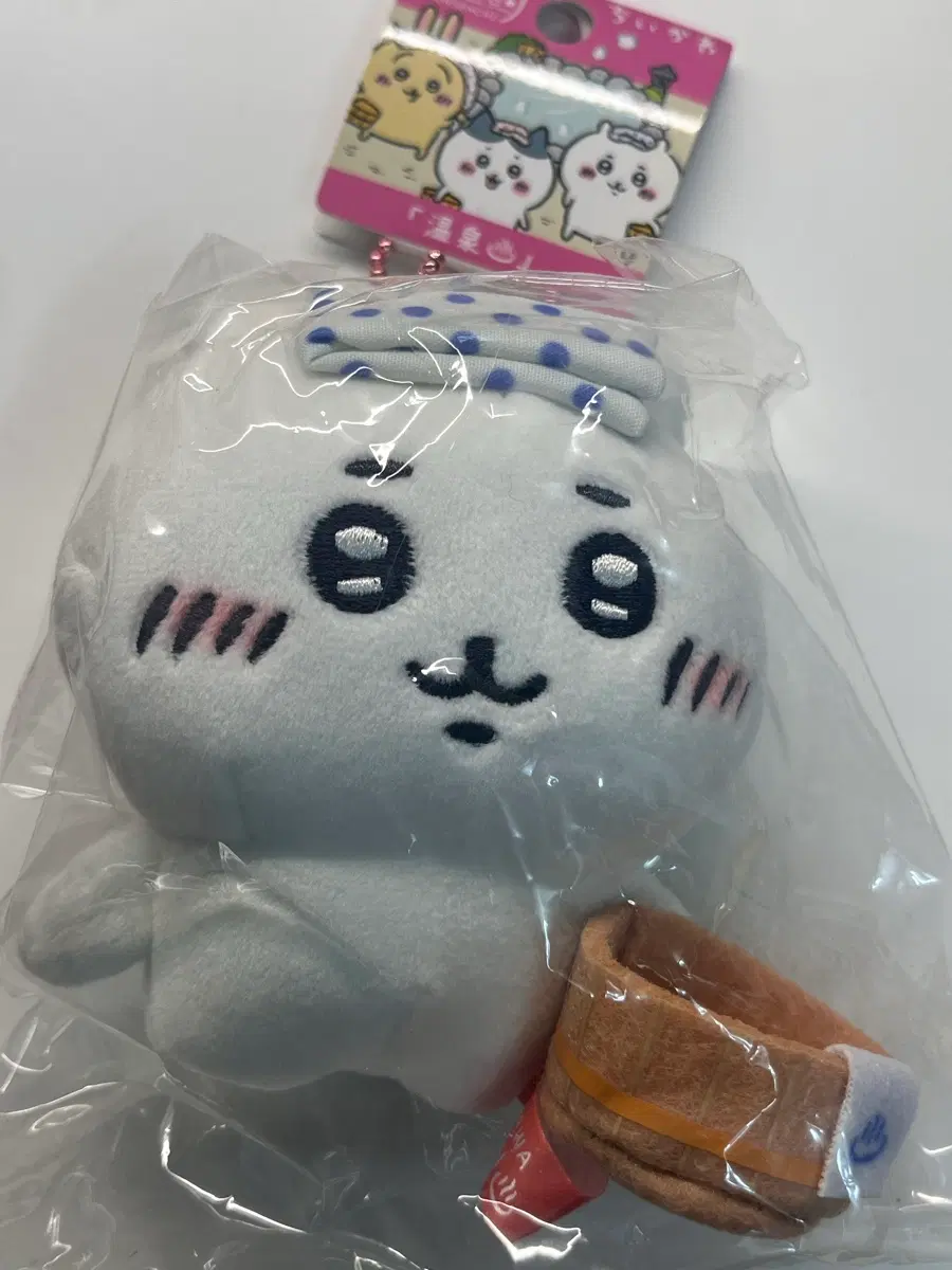 먼작귀 치이카와 온천 인형 키링