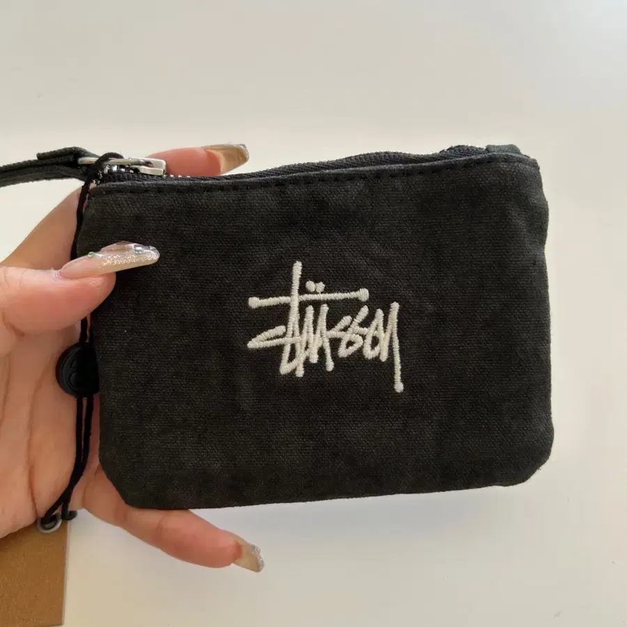 Stussy 스투시 canvas coin pouch