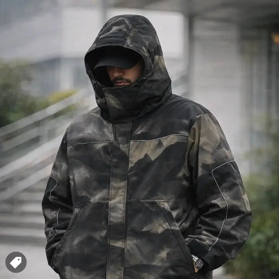 나이키 x 스투시 프리마로프트 유틸리티 자켓 멀티 (HQ8520-900)