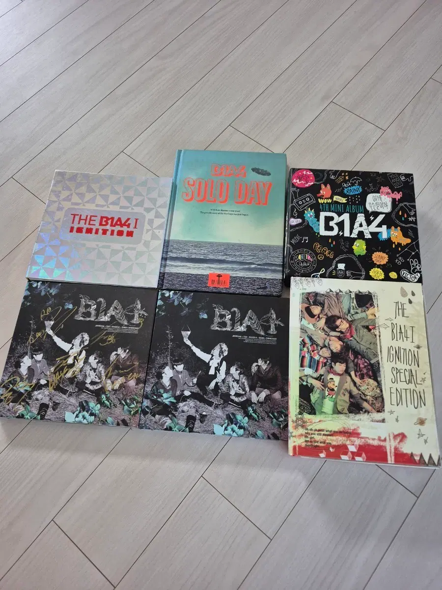 친필사인 B1A4 앨범 일괄 판매 배송비포함