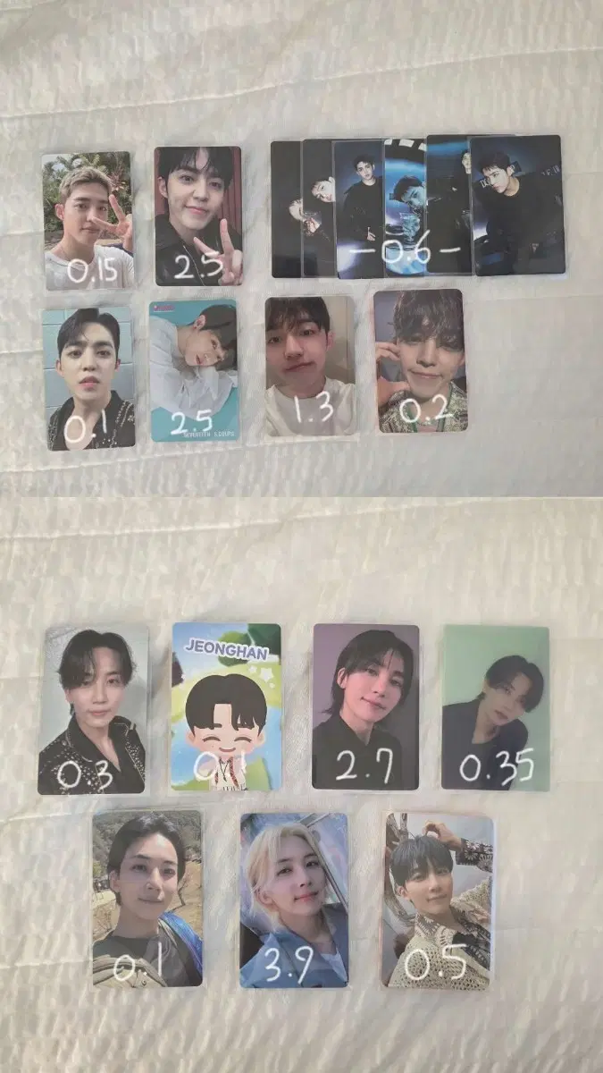 세븐틴 포카 판매