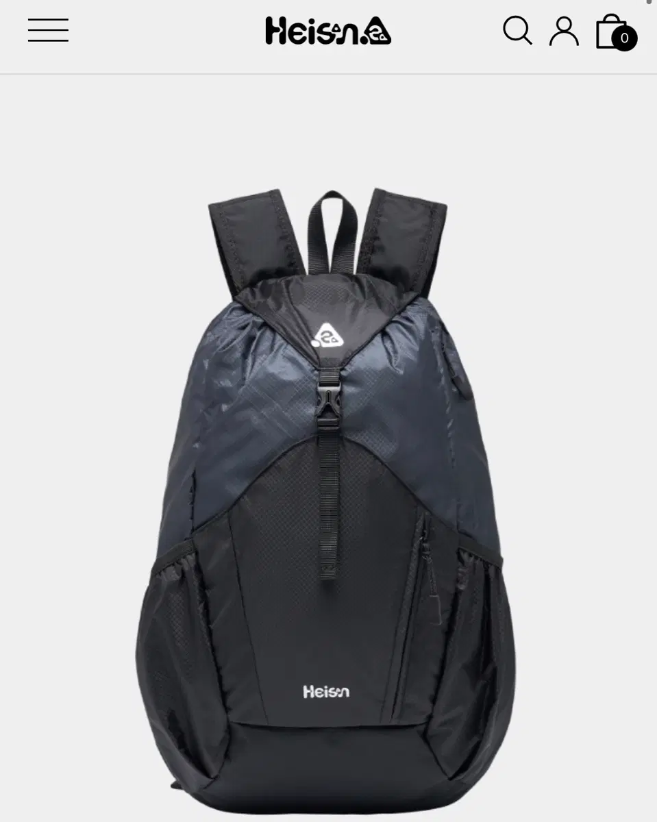 하이산 Heisan 백팩 블랙 에그슈트백