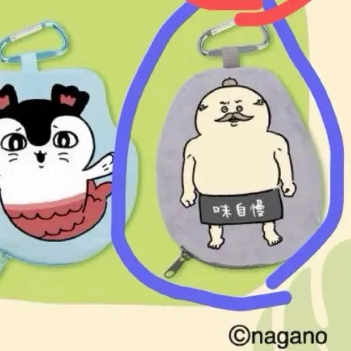 극장판 치이카와 카라비너 파우치 가챠 시마지로 아저씨